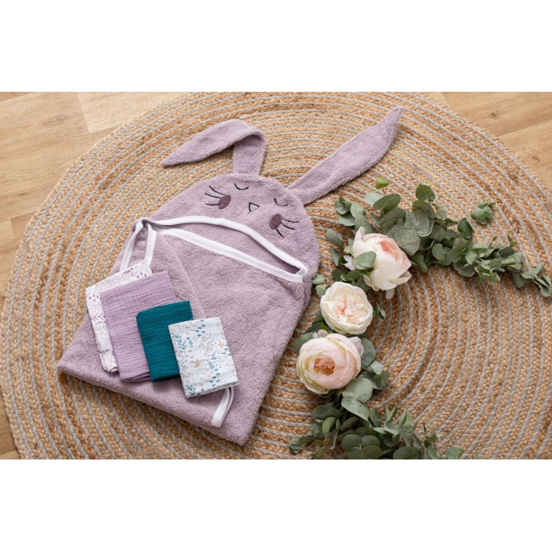 Рушники Bubaba by FreeON 4/1 LILAC and TURQUOISE 40х40