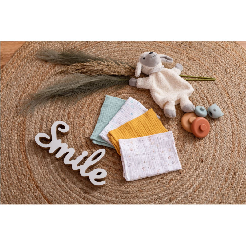 Рушники Bubaba by FreeON 4/1 YELLOW and MINT 40х40