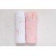 Рушники Bubaba by FreeON 2/1 PINK and WHITE 70х70 / Рушники дитячі Bubaba by FreeON 2/1 PINK and WHITE 70х70