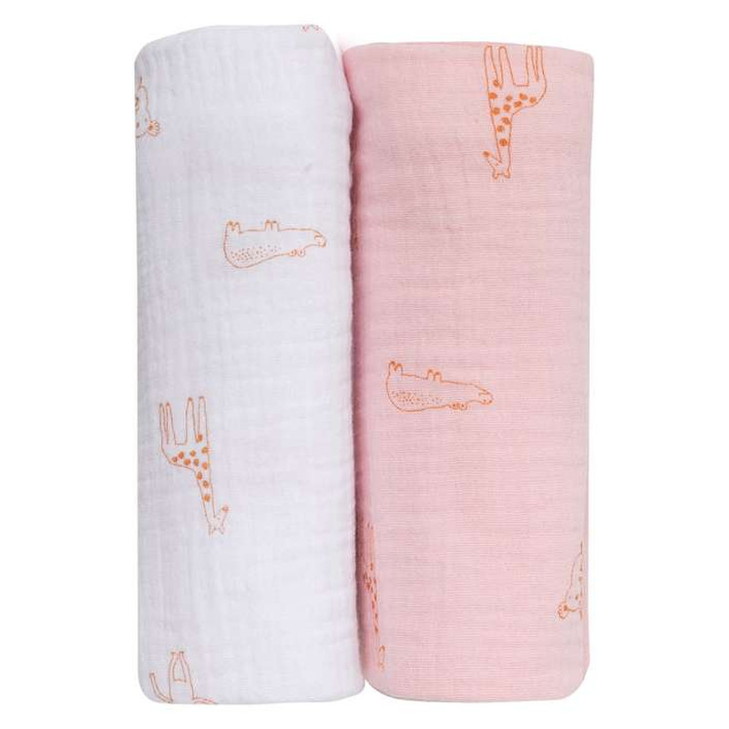 Рушники Bubaba by FreeON 2/1 PINK and WHITE 70х70 / Рушники дитячі Bubaba by FreeON 2/1 PINK and WHITE 70х70