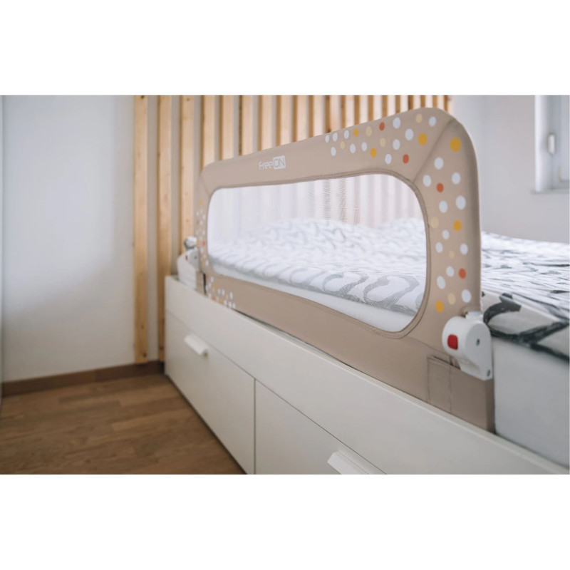 Захисний бортик для ліжка FreeON little dots beige