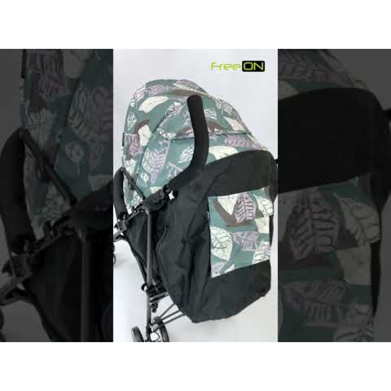 Коляска для дитини прогулянкова FreeON Simple black - dark green