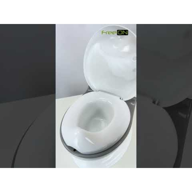 Дитячий горщик FreeON зі звуком змиву white