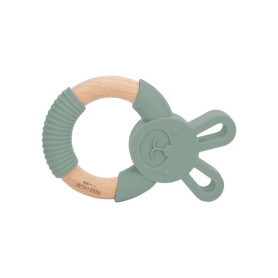 Прорізувач FreeON силіконовий зайчик зелений