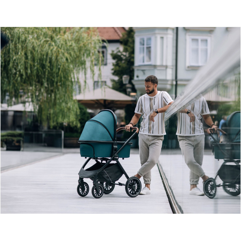 Універсальна коляска 3 в 1 FreeON Joy dark green