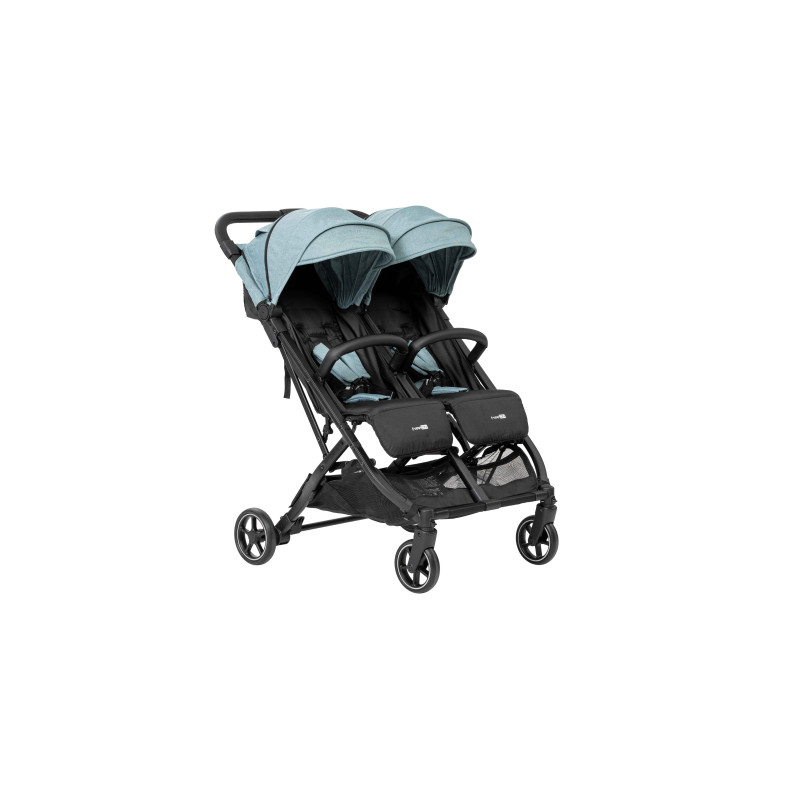 Прогулянкова коляска FreeON Active TWIN чорно-зелена