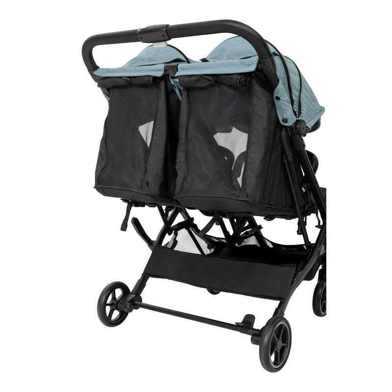 Прогулянкова коляска FreeON Active TWIN чорно-зелена