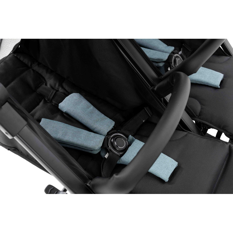 Прогулянкова коляска FreeON Active TWIN чорно-зелена