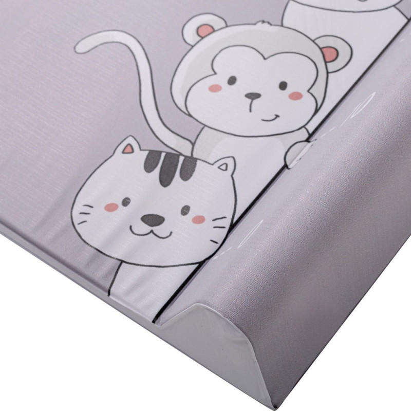 Сповивальний матрац FreeON Animals з укріпленим дном, 50x80x10 см