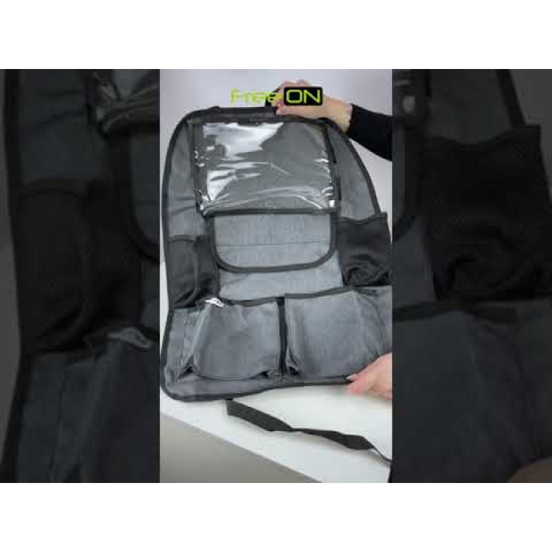Органайзер для автомобільного сидіння Deluxe FreeON black