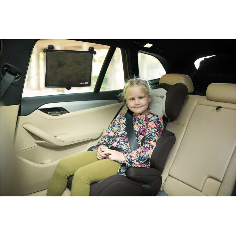 Шторка сонцезахисна в автомобіль FreeON 41×50 black