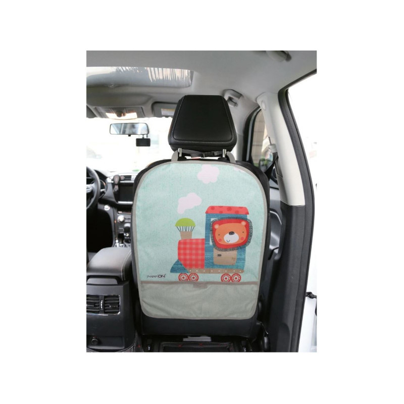 Захисний чохол на спинку сидіння автомобіля FreeON Train green