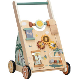 Ходунки для дитини деревяні FreeON My first steps multicolour