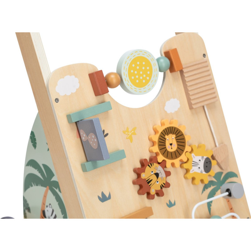 Ходунки для дитини деревяні FreeON My first steps multicolour