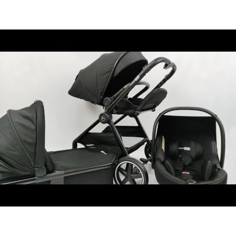 Коляска для дитини універсальна 3в1 FreeON Zack black