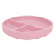 Силіконова тарілка дитяча FreeON pink