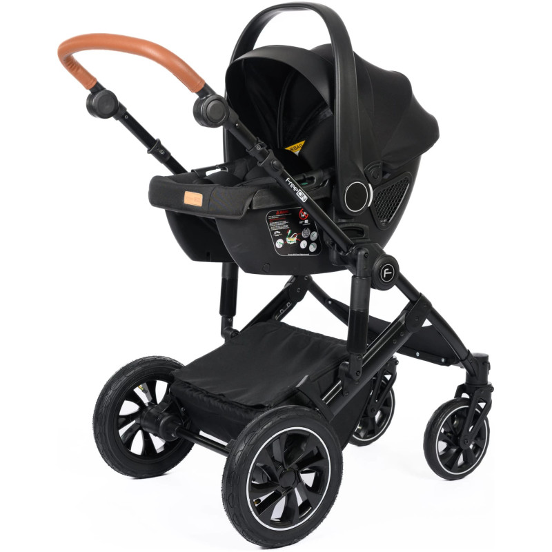 Універсальна коляска 3 в 1 FreeON Comfort black