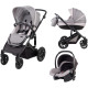 Універсальна коляска 3 в 1 FreeON Comfort grey