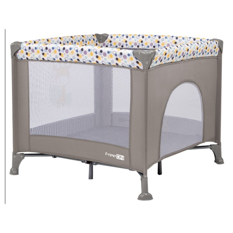 Манеж для дитини FreeON Square Giraffe grey