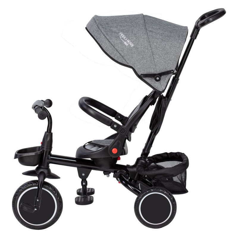 Триколісний дитячий велосипед FreeON Free2Move Elipso black - grey