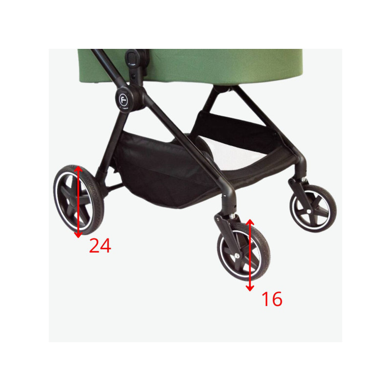 Коляска для дитини універсальна 3в1 FreeON Zack olive