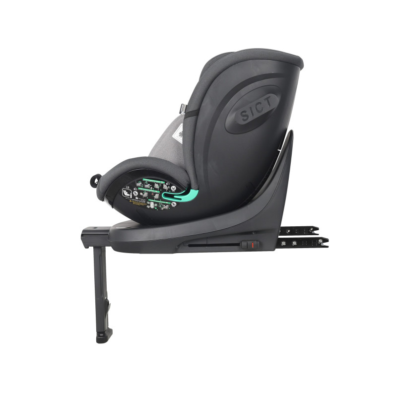 Автокрісло FreeON Space поворотність 360° i-Size 40-150 light grey