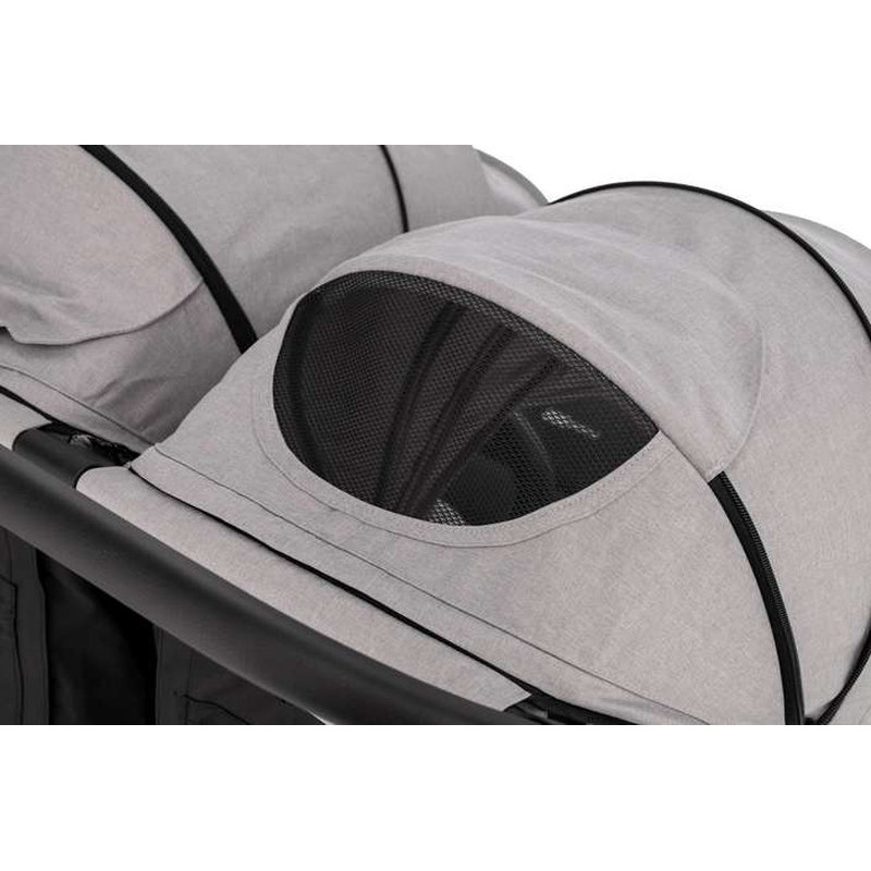Прогулянкова коляска FreeON Active TWIN сіра
