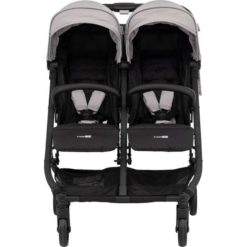 Прогулянкова коляска FreeON Active TWIN сіра