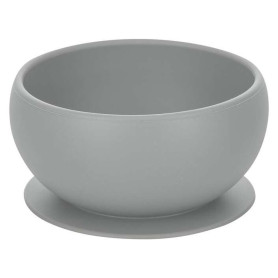 Силіконова тарілка дитяча FreeON grey