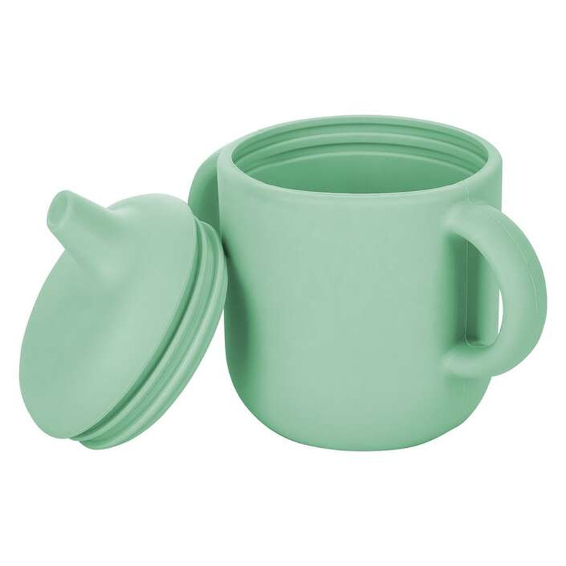 Силіконова чашка дитяча FreeON з ручками green