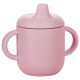 Силіконова чашка дитяча FreeON з ручками pink