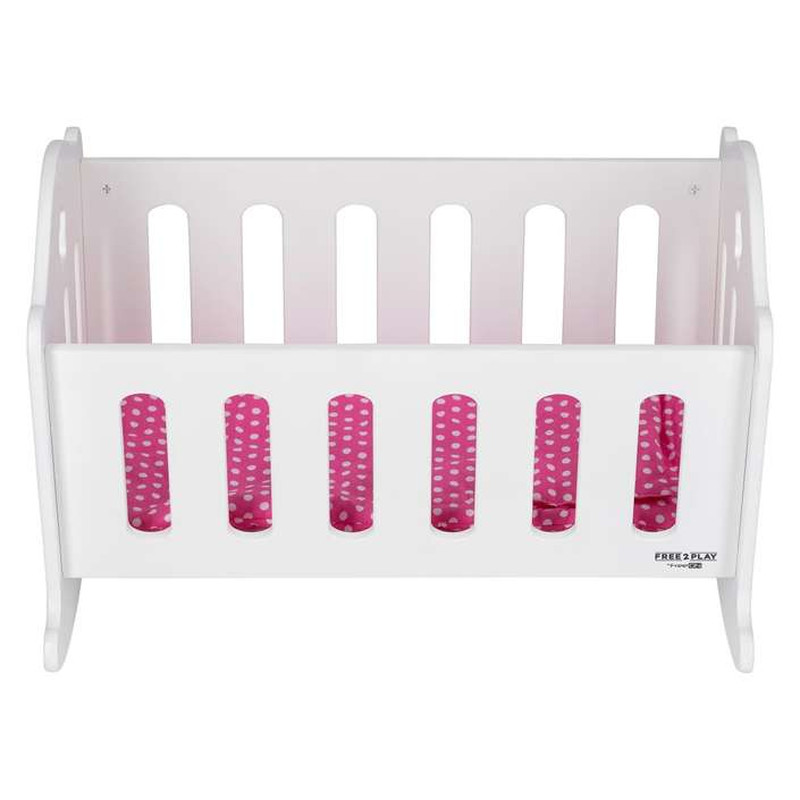 Колиска для ляльок FreeON Free2Play white