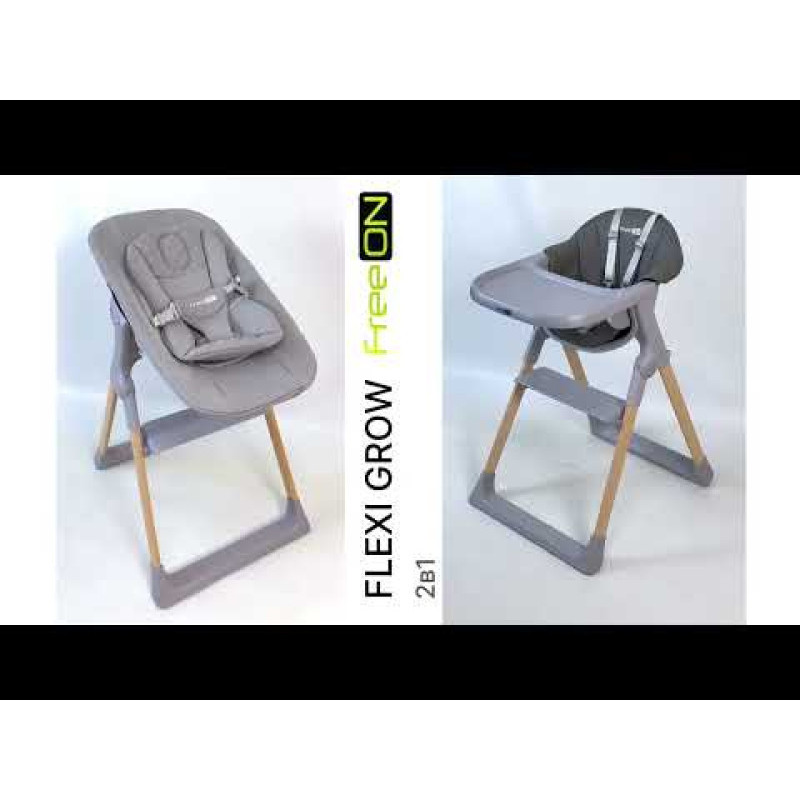 Стілець для годування дитини FreeON Flexi Grow 2в1 grey