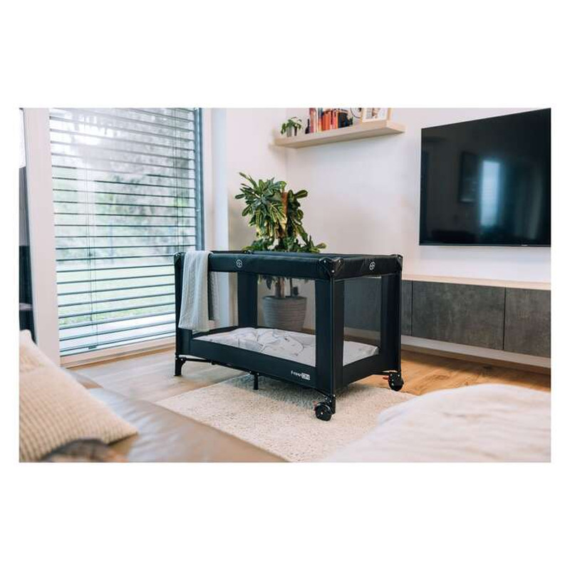 Ліжко-манеж дитяче FreeON Snozze black