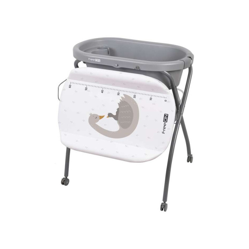 Ванна FreeON з пеленальним столиком Swan
