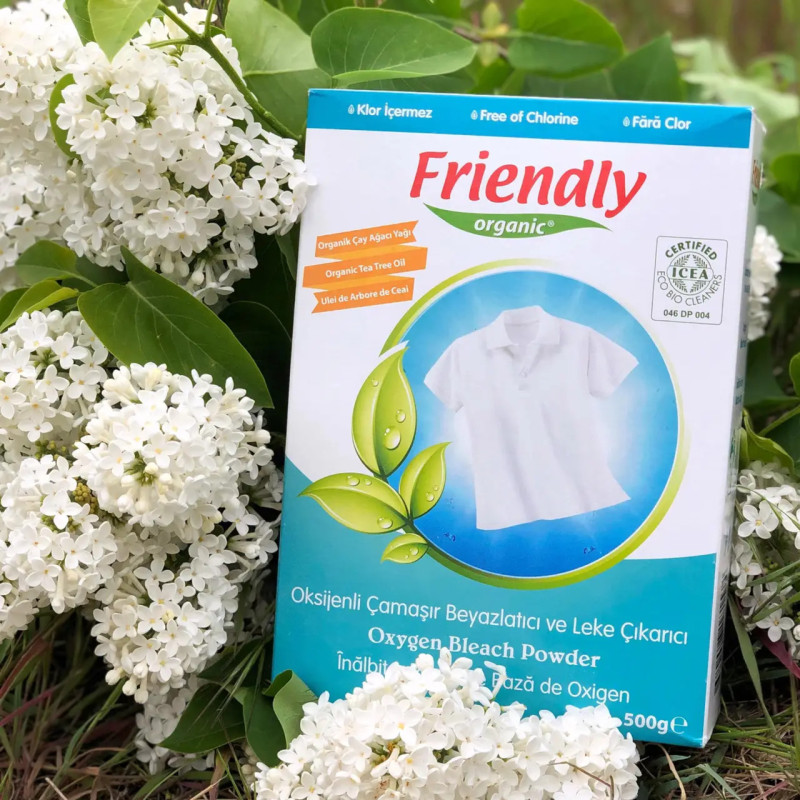 Friendly Organic Органічний кисневий порошок для видалення плям торговельної марки 500гр