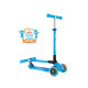 Самокат GLOBBER PRIMO FOLDABLE LIGHTS, блакитний, колеса з підсвіткою, 50кг, 3+