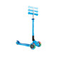 Самокат GLOBBER PRIMO FOLDABLE LIGHTS, блакитний, колеса з підсвіткою, 50кг, 3+
