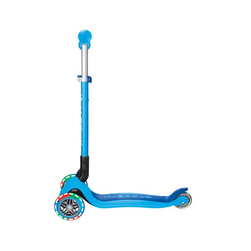 Самокат GLOBBER PRIMO FOLDABLE LIGHTS, блакитний, колеса з підсвіткою, 50кг, 3+