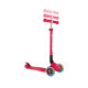 Самокат GLOBBER PRIMO FOLDABLE LIGHTS, червоний, колеса з підсвіткою, 50кг, 3+