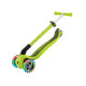 Самокат GLOBBER PRIMO FOLDABLE LIGHTS, зелений, колеса з підсвіткою, 50кг, 3+
