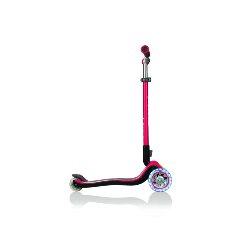 Самокат GLOBBER ELITE PRIME червоний, колеса з підсвіткою, 50кг, 3+, 3 колеса