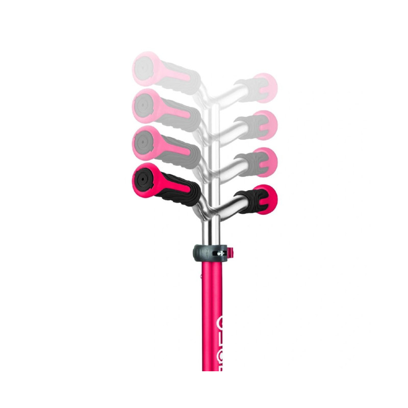 Самокат GLOBBER ELITE PRIME червоний, колеса з підсвіткою, 50кг, 3+, 3 колеса