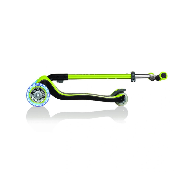 Самокат GLOBBER ELITE PRIME зелений, колеса з підсвіткою, 50кг, 3+, 3 колеса