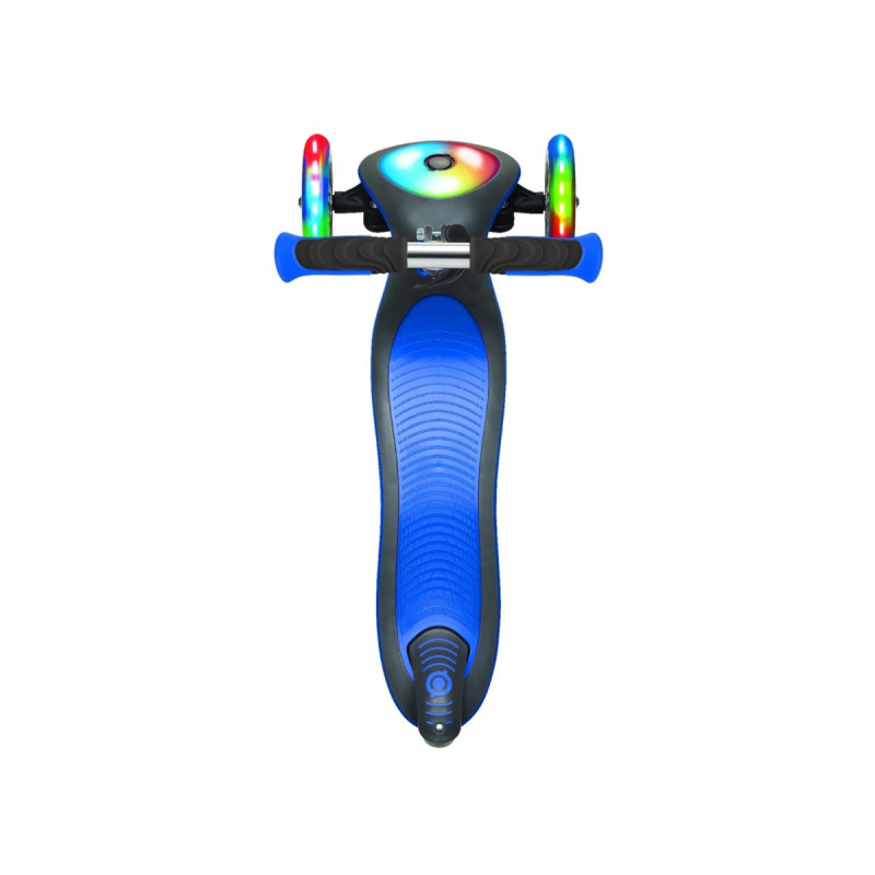 Самокат GLOBBER ELITE синій, колеса та панель з підсвіткою, до 50кг, 3+, 3 колеса