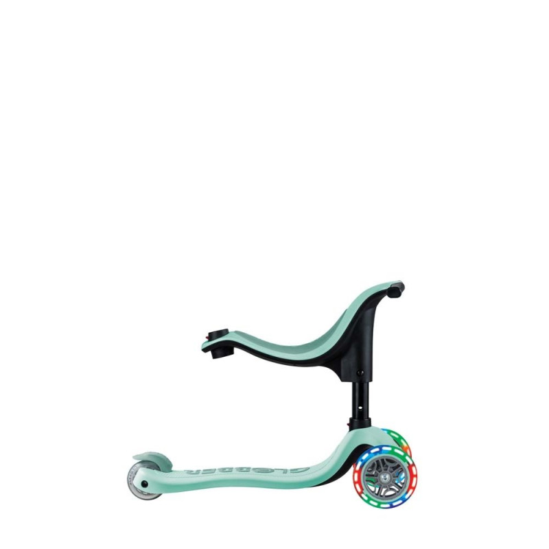 Самокат GLOBBER 4 в 1 GO UP SPORTY, колеса що світяться м'ятно-фісташковий