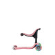 Самокат GLOBBER 4 в 1 GO UP SPORTY, колеса що світяться пастельно-рожевий