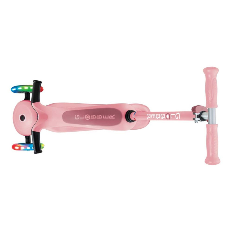 Самокат GLOBBER 4 в 1 GO UP SPORTY, колеса що світяться пастельно-рожевий