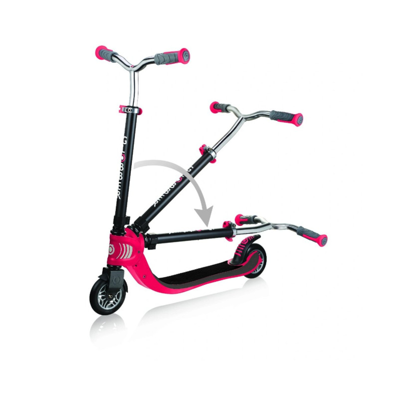 Самокат GLOBBER FLOW FOLDABLE 125 чорно-червоний, 100кг, 6+