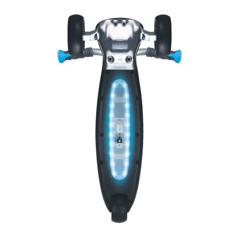 Самокат GLOBBER ULTIMUM, с подсветкой, синий, до 100кг, 5+, 3 колеса